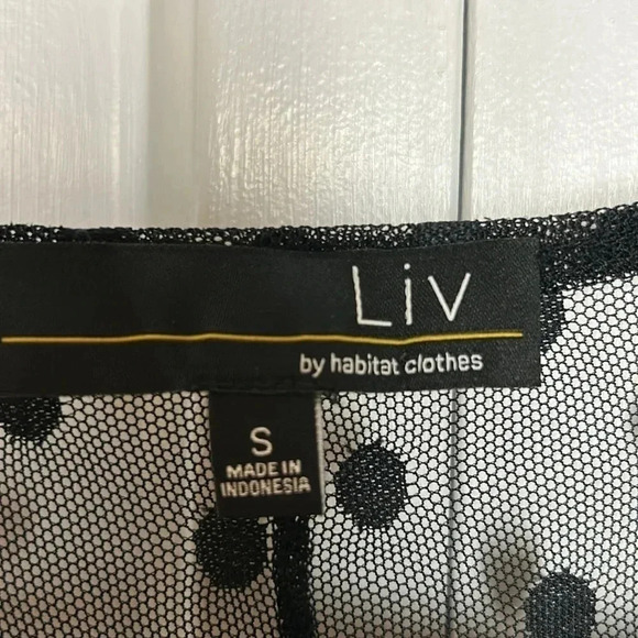 Black,Sheer,polka dot,mesh,lace,Habitat Liv.tunic,NWT
Whimsigoth,dark fairy,kink - Picture 7 of 13